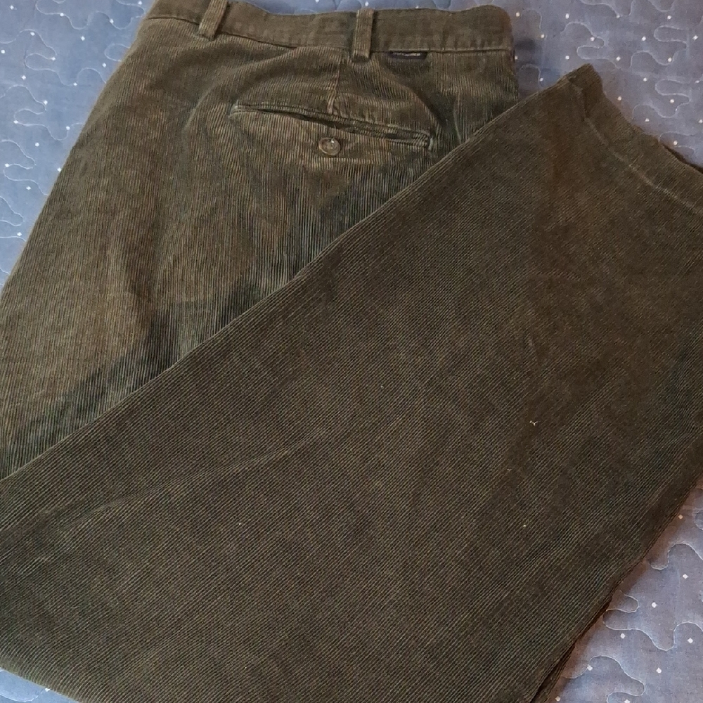 Men's Olive Corduroy Pants